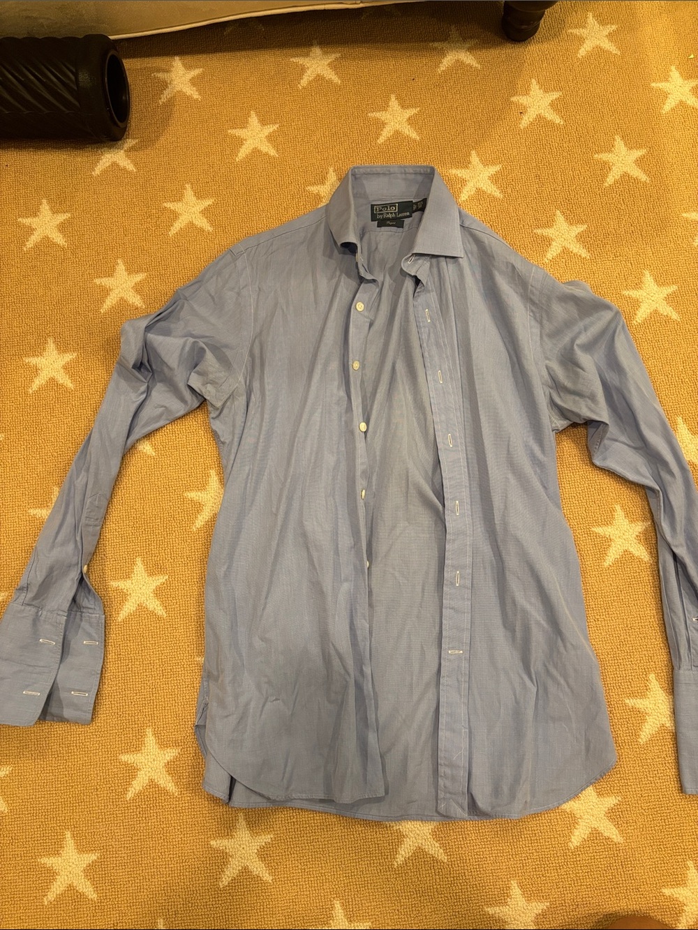 POLO BY RALPH LAUREN Men's Light Blue Dress Shirt - Slim Fit
